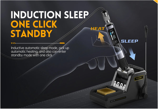 Portable Intelligent PD/QC Soldering Tool with 0.96" HD Display (100–450°C)