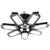 Deformable LED Garage Shop Light with 7+1 Adjustable Panels & E26/E27 Base