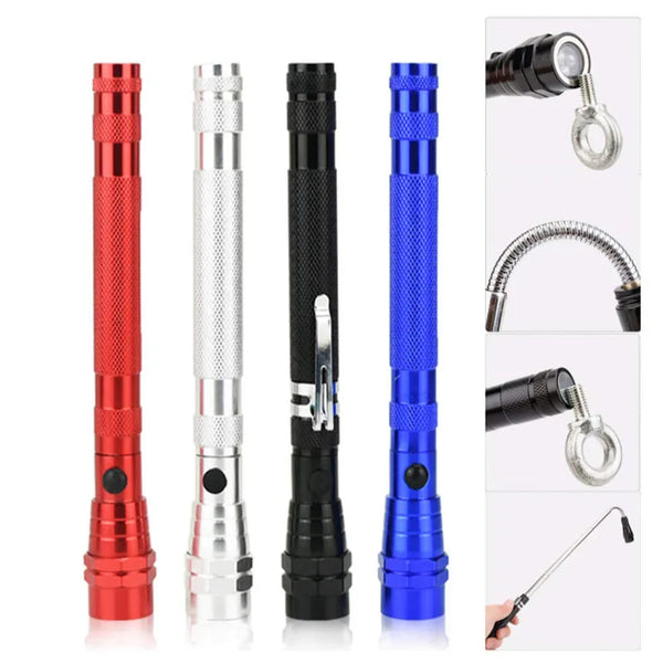 Magnetized Head Telescopic Pick-Up Tool Light