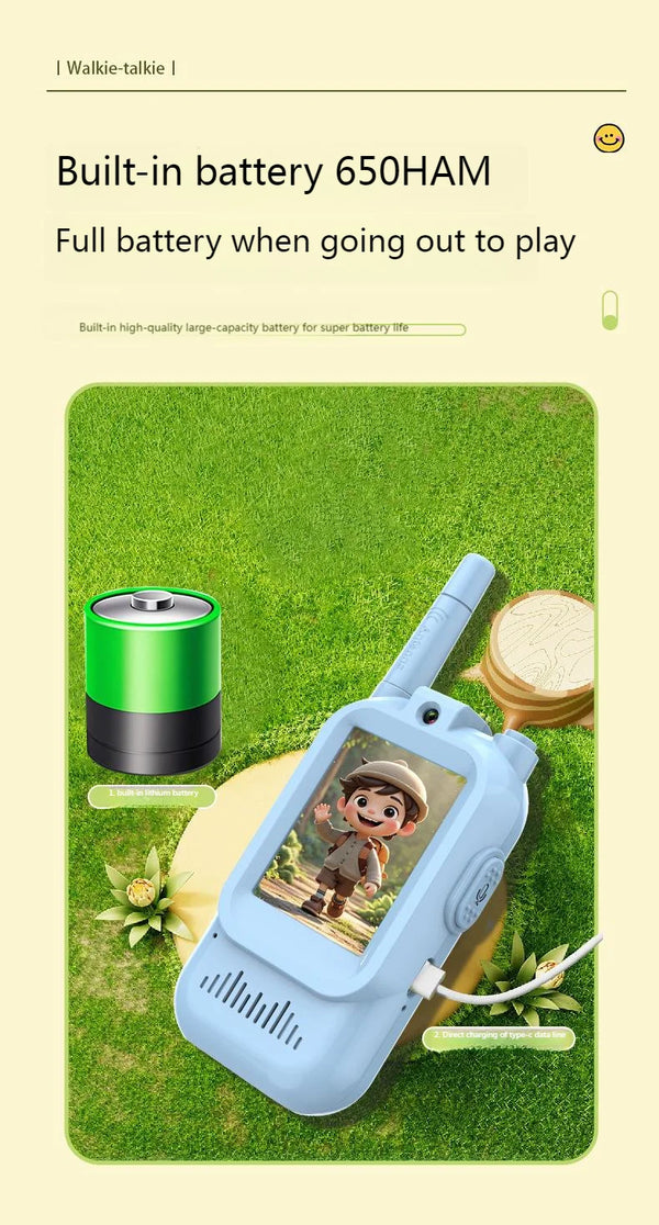 Children'sVideo Walkie Talkies with 2-Inch HD Screen