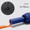Automatic Windproof Umbrella with 72-Bone Frame & UV Protection