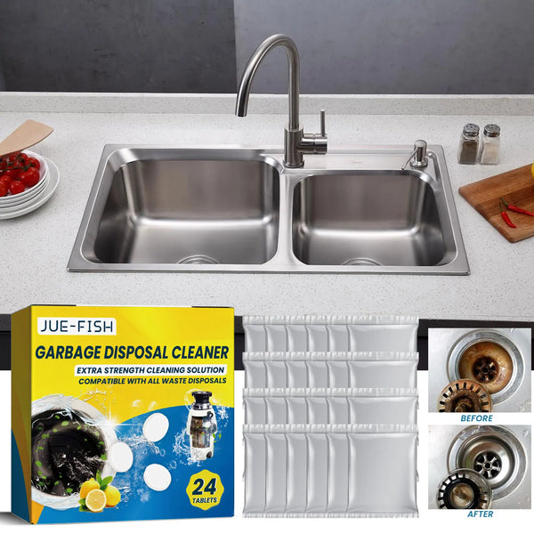 Sink Cleaning Tablets – Drain Pipe Cleaner, Deodorizer & Sewer Dredging Tablets (24PCS)