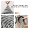 Microfiber Waffle Bath Mat – Absorbent Non-Slip Tassel Bathroom Rug