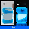 Luminous Quicksand Fluorescent Kerosene Lighter – Windproof Transparent Shell Creative Smoking Accessory Gift