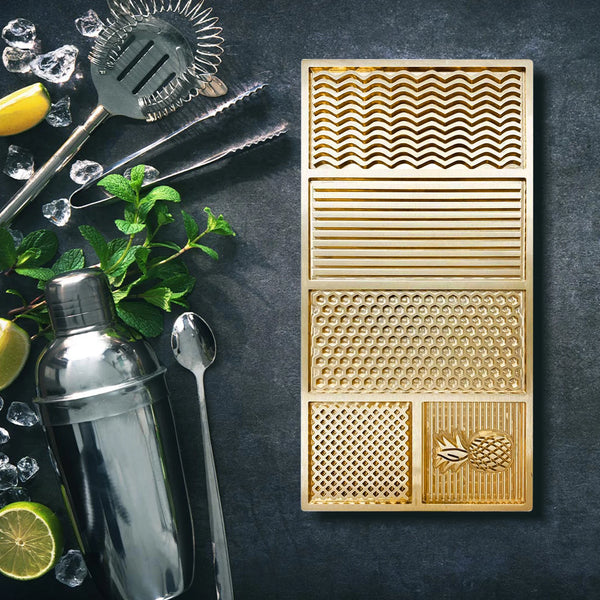 Luxury Brass Ice Stamp for Cocktails