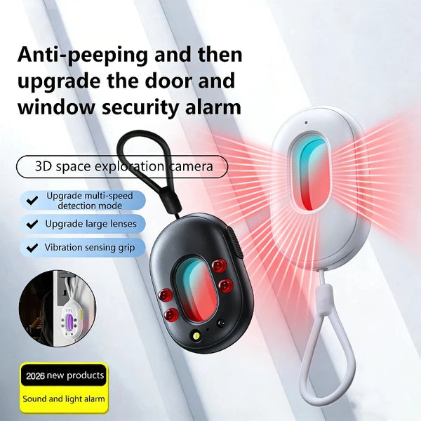 Wireless Hidden Camera Detector – Rechargeable IR Security Alarm Scanner