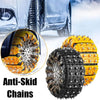 Heavy-Duty Rubber Anti-Skid Car Tire Chain — Universal TPU Snow & Mud Traction Aid (Single Piece)