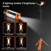 LED Work Light with Tripod Stand – Rechargeable Waterproof Camping Lantern with 4 Modes & Power Bank Function