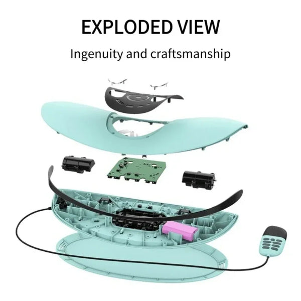 Intelligent Lumbar Massager – Electric Waist Traction Device with Heat & Vibration