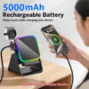 Magnetic Induction Phone Stand Speaker with RGB Light & Bluetooth
