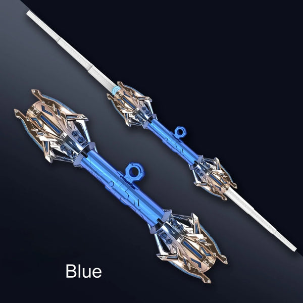 Premium Rotating Seven-Colour Light Sword — Scalable Cosplay Lightsaber Toy for Kids & Adults