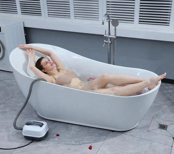 Home Surf Massage Bath Mat – Full Body SPA Hydrotherapy Bubble Machine (110V/220V)