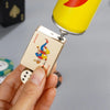 Rotating Dice Playing Cards Windproof Green Flame Gas Lighter – Novelty Collectible Pocket Lighter
