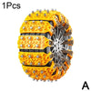 Heavy-Duty Rubber Anti-Skid Car Tire Chain — Universal TPU Snow & Mud Traction Aid (Single Piece)