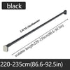 Adjustable Stainless Steel Shower Curtain Rod – No-Drill Telescopic Pole