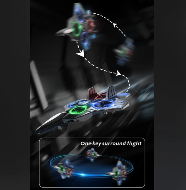 2.4G Remote Control Stunt Aircraft with LED Lighting, Gyro & 360° Rolls