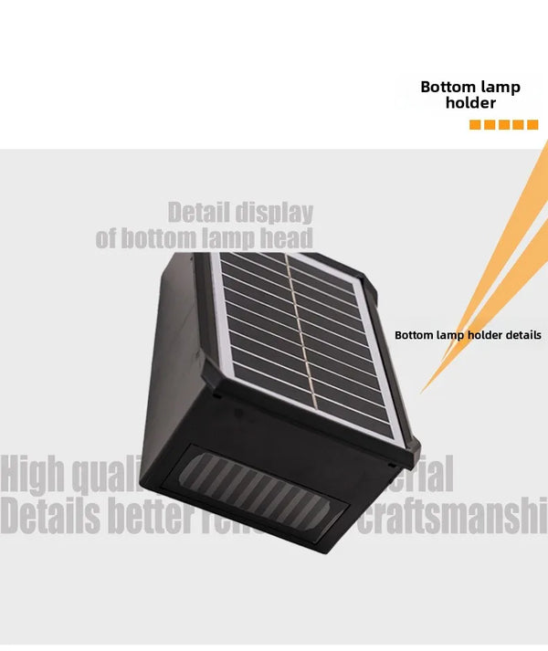 Solar Wall Washing Lamp – Outdoor Waterproof Courtyard Spotlight & Landscape Wall Decoration Light