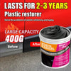 All-in-One Plastic & Rubber Repair Cream – Black Restoration Polish for Trim, Tires & Interior Surfaces