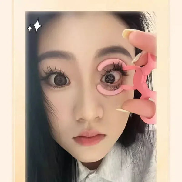 Eye Care Contact Lens Inserter & Remover Set – Soft Plastic Tweezer Stick Wearing Tools with Eyelid Lifters