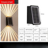 Solar Wall Washing Lamp – Outdoor Waterproof Courtyard Spotlight & Landscape Wall Decoration Light
