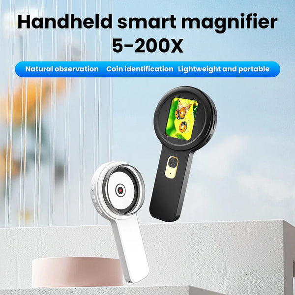 Handheld Digital Microscope with 100X Magnification and 2-Inch IPS Screen