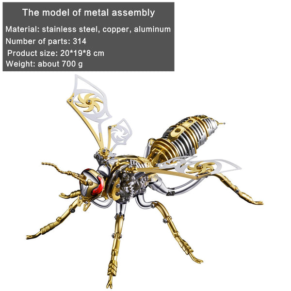 DIY Assembly 3D Metal Mechanical Model Kit – Scorpion, Cheetah, Wasp, Falcon, Pterosaur & Phoenix