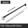 Adjustable Stainless Steel Shower Curtain Rod – No-Drill Telescopic Pole
