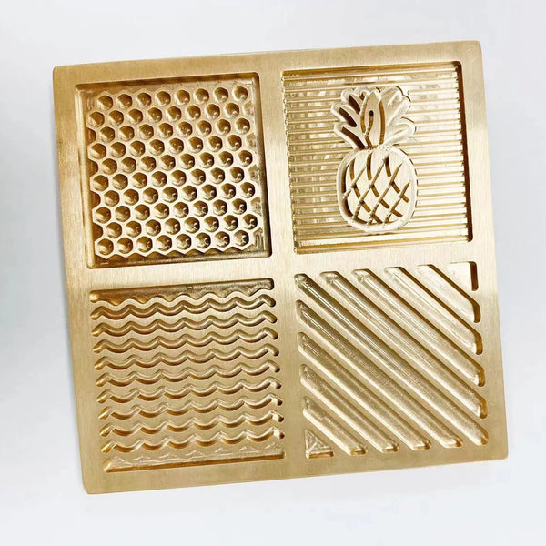Luxury Brass Ice Stamp for Cocktails