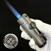 JOBON 4-Torch Jet Windproof Inflatable Lighter – Metal Flint Grinding Wheel Gas Lighter