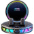 Smart Clamping Car Phone Mount with RGB Light & 360° Rotation