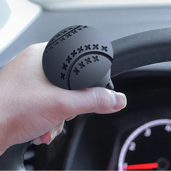 Steering Wheel Spinner Knob with Non-Slip Grip & 360° Rotation