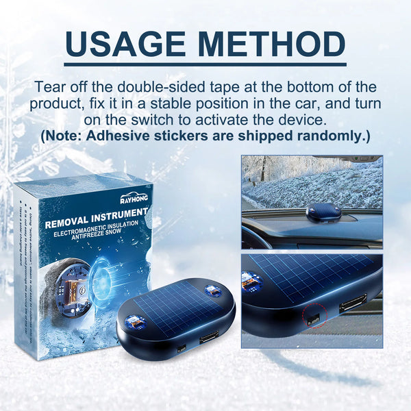 Windshield Snow Removal, Defogging & Deicing Instrument
