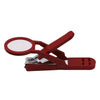 Nail Clipper with Magnifying Glass – Anti-Splash Stainless Steel Nail Trimmer for Elderly & Home Use