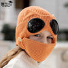 Windproof Warm Mask with Integrated Ear Protection & Glasses Cover for Children and Adults
