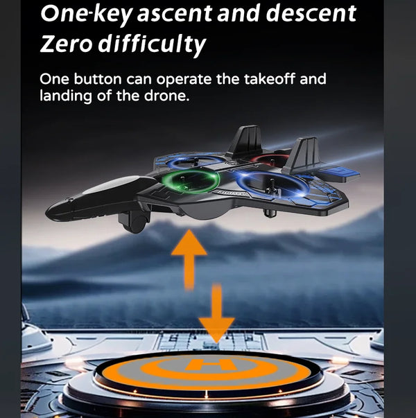 2.4G Remote Control Stunt Aircraft with LED Lighting, Gyro & 360° Rolls