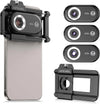 3-in-1 Smartphone Microscope Lens with LED Light – 100X / 150X / 200X Magnification for Android & iPhone