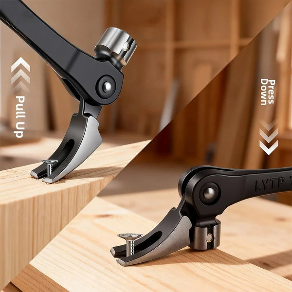 Magnetic Nail Holder, Three-Angle Head & Comfort Grip Handle