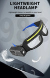 Safety Glasses with Built-In LED Lights – Anti-Fog Type-C Rechargeable Protective Glasses for Cycling, Welding & Outdoor Use