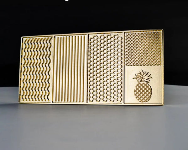 Luxury Brass Ice Stamp for Cocktails