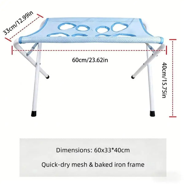 Foldable Pet Bathing & Grooming Stand – Portable Small Dog & Cat Support Rack