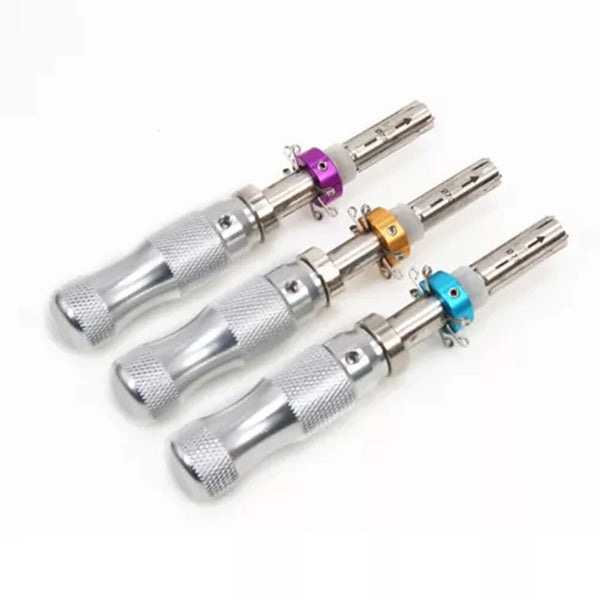 3Pcs 7-Pin Stainless Steel Tubular Lock Tool Set