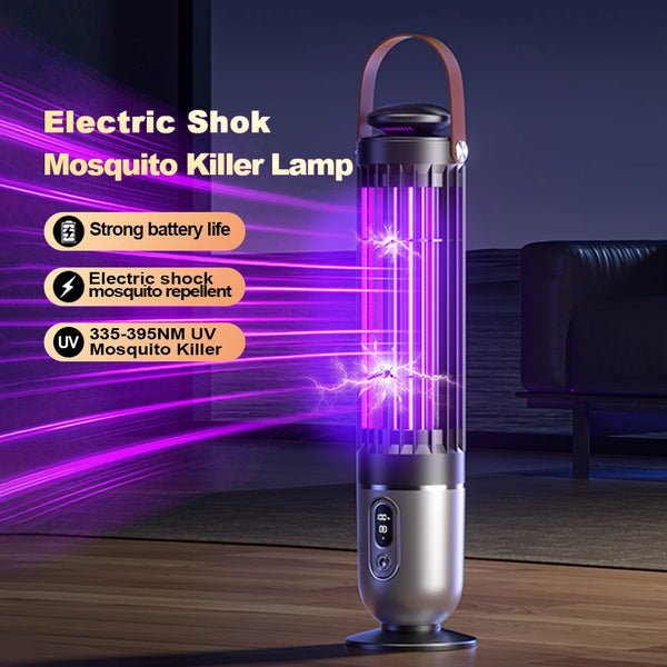 USB Rechargeable Mosquito Killer Lamp – Electric Shock UV Bug Zapper for Indoor & Outdoor Use