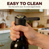 One-Handed Push Down Bottle Opener – Beer Cap Launcher with Ergonomic Grip