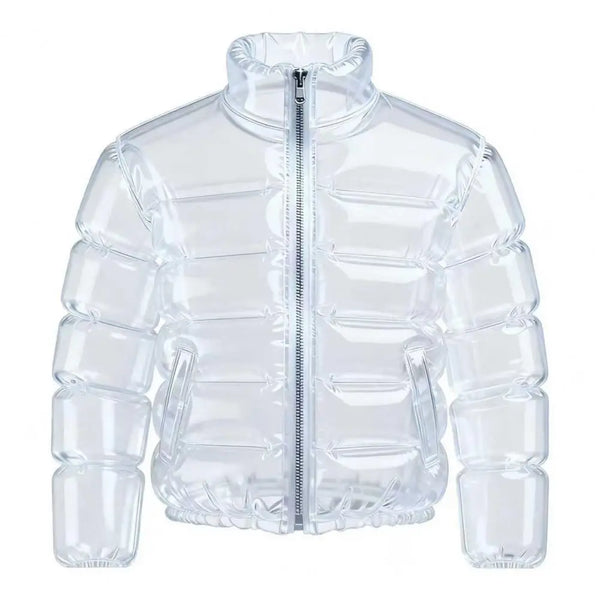 Transparent Wearable Beer-Drinking Jacket for Parties, Festivals & Gag Gifts
