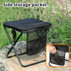 Foldable Backpack Stool – Portable Lightweight Folding Chair with Carry Bag