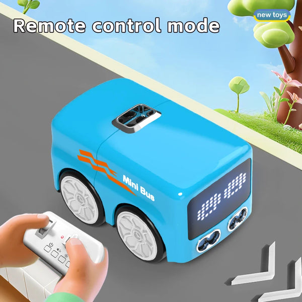 Intelligent Gesture Sensing Remote Control Cartoon Car with Auto-Follow, Obstacle Avoidance & LED Animation