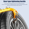 Heavy-Duty Rubber Anti-Skid Car Tire Chain — Universal TPU Snow & Mud Traction Aid (Single Piece)