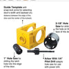 Spherical Door Lock Hole Saw Set with Adjustable Alignment Guide