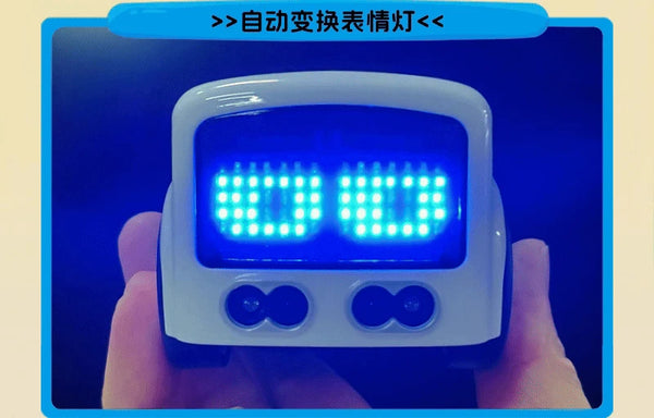 Intelligent Gesture Sensing Remote Control Cartoon Car with Auto-Follow, Obstacle Avoidance & LED Animation