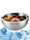 Chilled Serving Bowl – Double-Walled Stainless Steel Insulated Bowl for Dips, Sauces & Salads